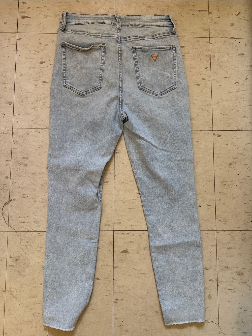 GUESS Light Blue High-Waist Button-Fly Jeans - Picture 2 of 2